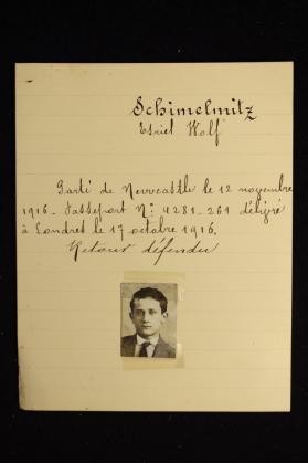 Schimelmitz, Esriel Wolf