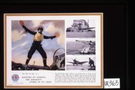 The fleet air arm: No. 6. Assisted by signals, the aircraft comes in to land