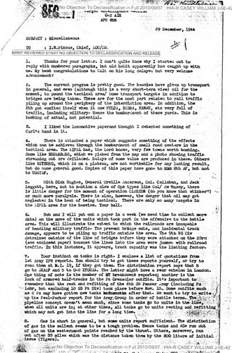 Memo to I. N. Pincus regarding miscellaneous