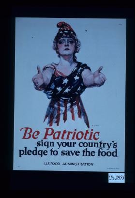 Be patriotic, sign your country's pledge to save the food