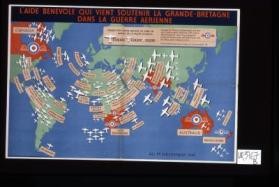 L'aide benevole quui vient soutenir la Grande-Bretagne dans la guerre aerienne