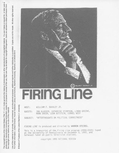 Afterthoughts on Political Correctness