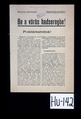 Be a Voros Hadseregbe!