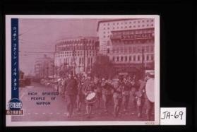 High spirited people of Nippon