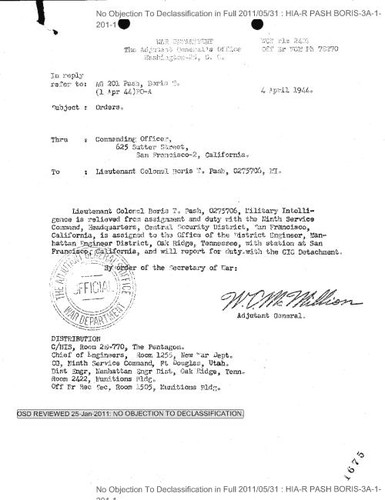 Memo regarding Pash assignment