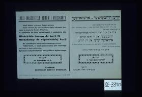 Zydzi wlasciciele domow i mieszkancy. ... spieszcie do biur wyborczych i zapisujcie sie