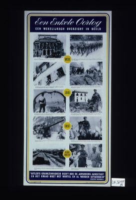 Een enkele oorlog. Een wekelijksch overzicht in beeld