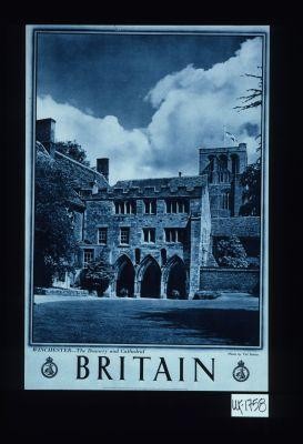 Winchester, the Deanery and Cathedral. Britain