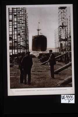 De britische scheepswerven werken dag en nacht