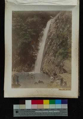View of Nunobiki waterfall in Kobe
