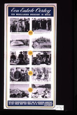 Een enkele oorlog. Een wekelijksch overzicht in beeld