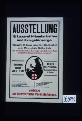 Ausstellung fur Lazarett-handarbeiten und Kriegsfursorge