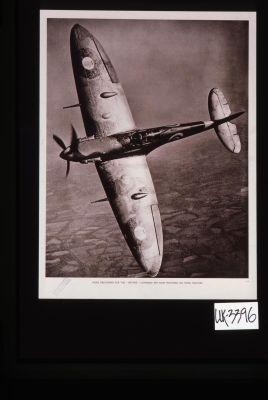 More fire-power for the "Spitfire" - cannon are now mounted on these fighters