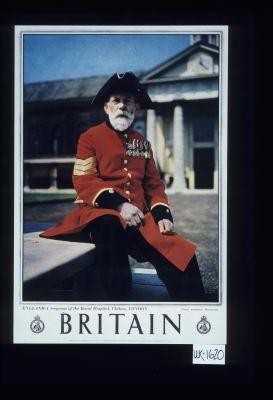 England - a sergeant of the Royal Hospital, Chelsea, London