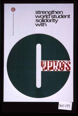 Strengthen world student solidarity with Cyprus