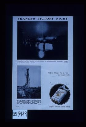 France's victory night. "Virginia tobacco