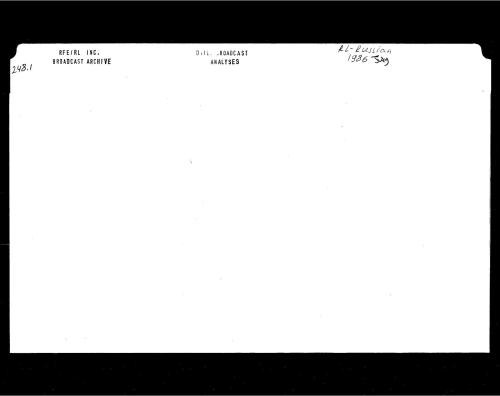 Radio Liberty Russian Service Daily Broadcast Analyses