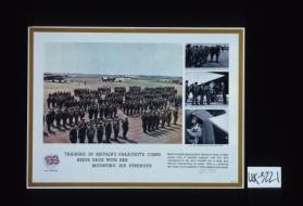 Training of Britain's parachute corps keeps pace with her mounting air strength