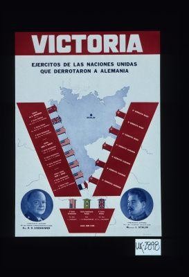 Victoria. Ejercitos de las naciones unidas que derrotaron a Alemania