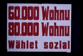 60.000 Wohnu - 80.000 Wohnu - Wahlet sozial