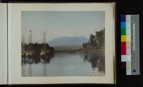 View of Mt. Fuji from waterfront