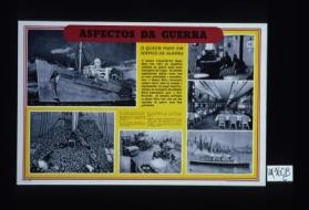 Aspectos da guerra. O "Queen Mary" em servico de guerra