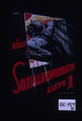 Wahlt Sozialdemokratie, Liste 1
