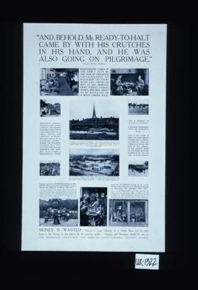 Photographs taken in the early days of the war of educative convalesence soldiers with the crippled boys at the Heritage Craft Schools, Chailey, Sussex, and now about to be repeated on a much larger scale ... Money is wanted ... Cheques and donations should be sent to the Honorary Treasurer, Ther Heritage Craft Schools, Chailey, Sussex