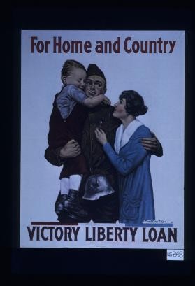 For home and country. Victory Liberty Loan