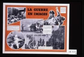 La guerre en images. Le personnel non-volant de la R.A.F. chargeant des bombes ... dans le desert occidental ... Allemands et Italiens alignes