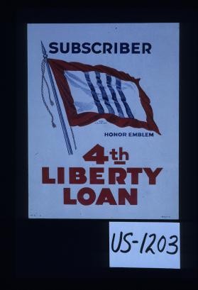 Subscriber: 4th Liberty Loan