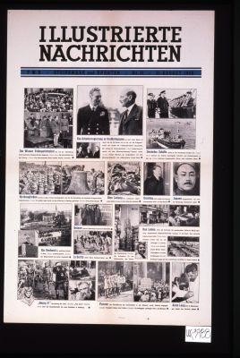 Illustrierte Nachrichten. ... Der Wiener Volksgerichtshof ... Die Arbeiterregierung in Grossbritannien ... Deutsche Schiffe ... Kirchenglocken ... Eine Ladung ... Quisling ... Japan ... Ein Denkmal ... Das Leben ... In Berlin ... Florenz ... Alois Lang