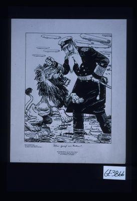 Winston Churchill sagte: "Wir werden die deutsche flotte wie Ratten in ihren Lochern ausrauchern." Wer sprach von Ratten?