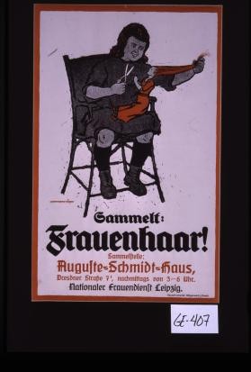 Sammelt: Frauenhaar!