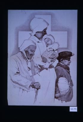 Poster promoting health aid