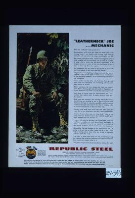 "Leatherneck" Joe ... mechanic