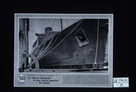 Triomphes de la construction Britannique. No. 3. Le "Queen Elizabeth" le plus grand paquebot du monde
