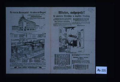 Mieter, aufgepasst! ... wahlet christlichsozial!