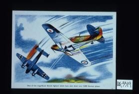 One of the magnificent British fighters which have shot down over 3,000 German planes