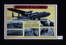 Aspectos de la guerra. La aviacion civil Britanica, en tiempo de guerra