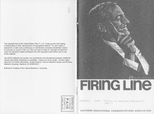 The Crisis in American Education: Part I