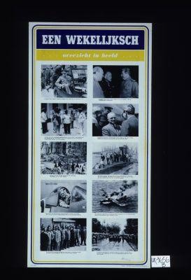 Een wekelijlsch overzicht in beeld
