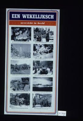 Een wekelijksch overzicht in beeld