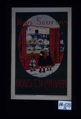 Nous saurons nous en priver