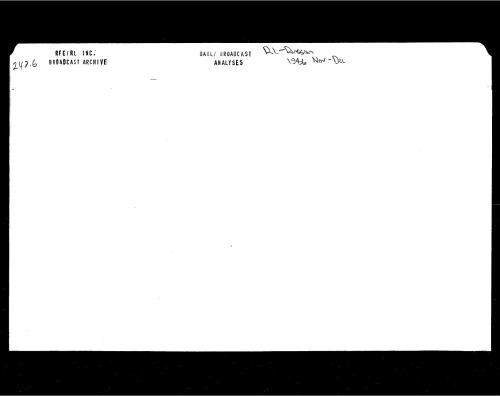 Radio Liberty Russian Service Daily Broadcast Analyses