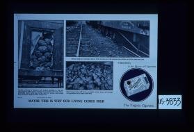 Maybe this is why our living comes high. "Virginia is the home of cigarettes