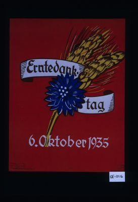 Erntedanktag, 6. Oktober 1935