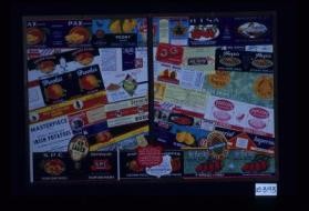 These labels were collected in North Africa Dec. 1942 by a member of invading Armed Forces of the United Nations