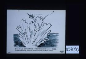 Even though experience and experiments proved stick drops to be the most effective Dilbert always dropped salvo!