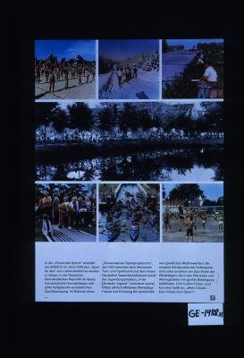 In der "Charta des Sports" empfahl die UNESCO im Jahre 1978 den "Sport fur alle" zum Lebensbedurfnis werden zu lassen